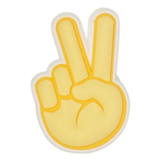 Jibbitz Crocs Peace Hand Sign - imagine 5